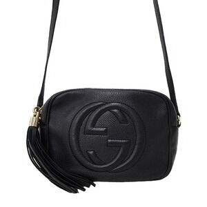 Gucci Soho Leather Disco Pebbled Crossbody Bag
